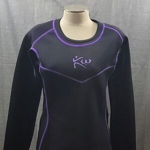 KUTTING WEIGHT NWT Sweatech Neoprene V3Shirt sz XL - Purple / Blk